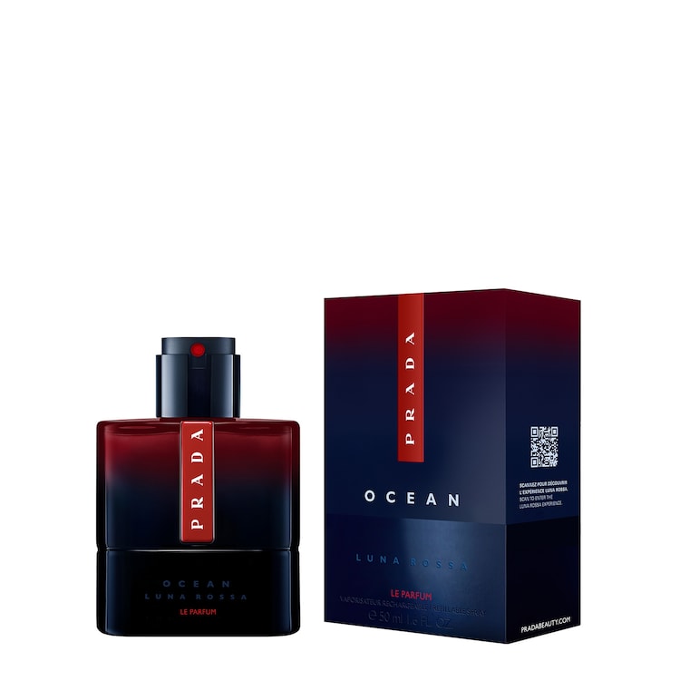 PRADA Luna Rossa Ocean Le Parfum - Parfum rechargeable pour homme au sillage boisé