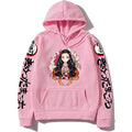 Demon Slayer Nezuko Kamado Pink Pose Hoodie