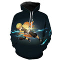 Zenitsu First Kata Lightning 3D Hoodie